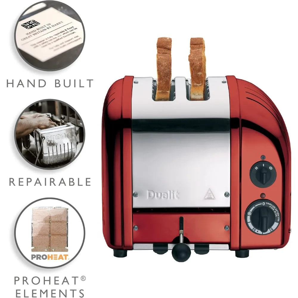 Candy Red Toaster - Hand Built in the UK – Replaceable ProHeat Elements - Heat One/ Two Toast