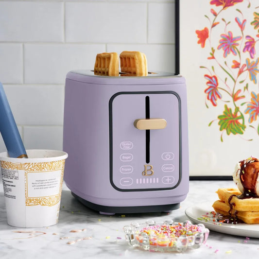 New Beautiful 2 Slice Touchscreen Toaster, Lavender by Drew Barrymore