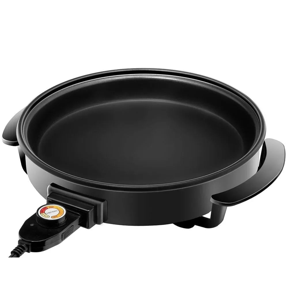 Electric Skillet 12 Inch Frying Pan with Non-Stick Coating, Temperature Control,