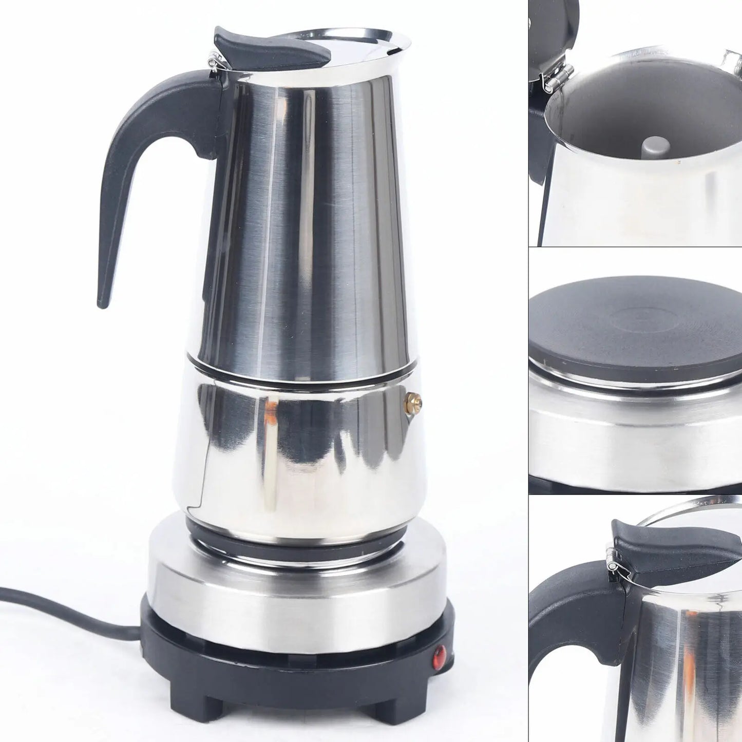 450ml 9 Cups Coffee Maker Mocha Percolator Pot Espresso Coffee Machines