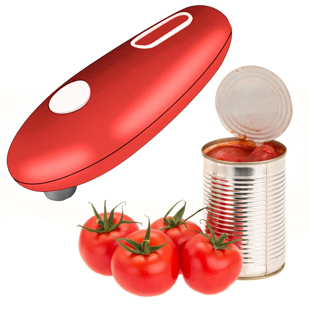 Electric Can Opener Battery Operated Automatic Can Opener Space Saver Handheld Lid Opener