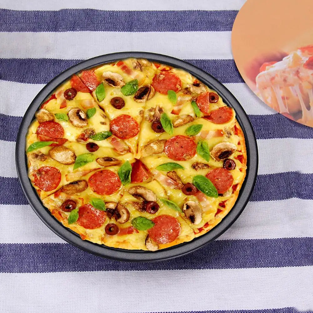 Pizza Tray, Safe Uniform Heat Transfer, Leak-proof  Pizza Baking Pan